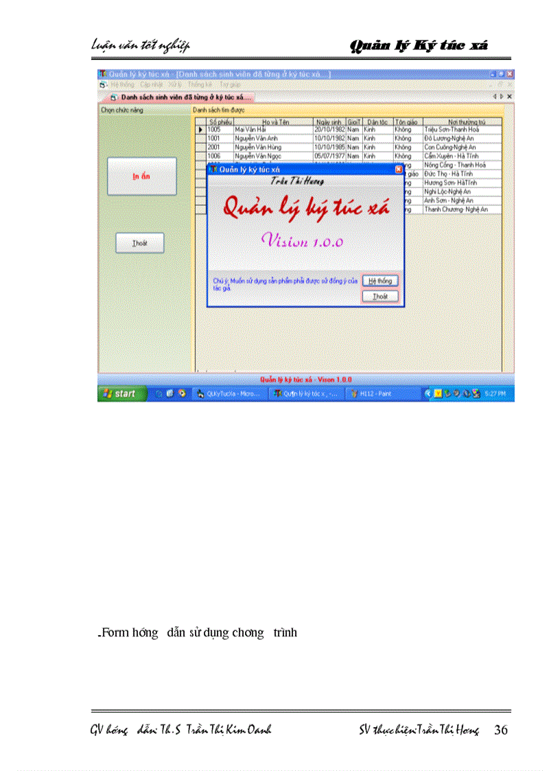 image for page Xây dựng phần mềm quản lý Ký túc xá