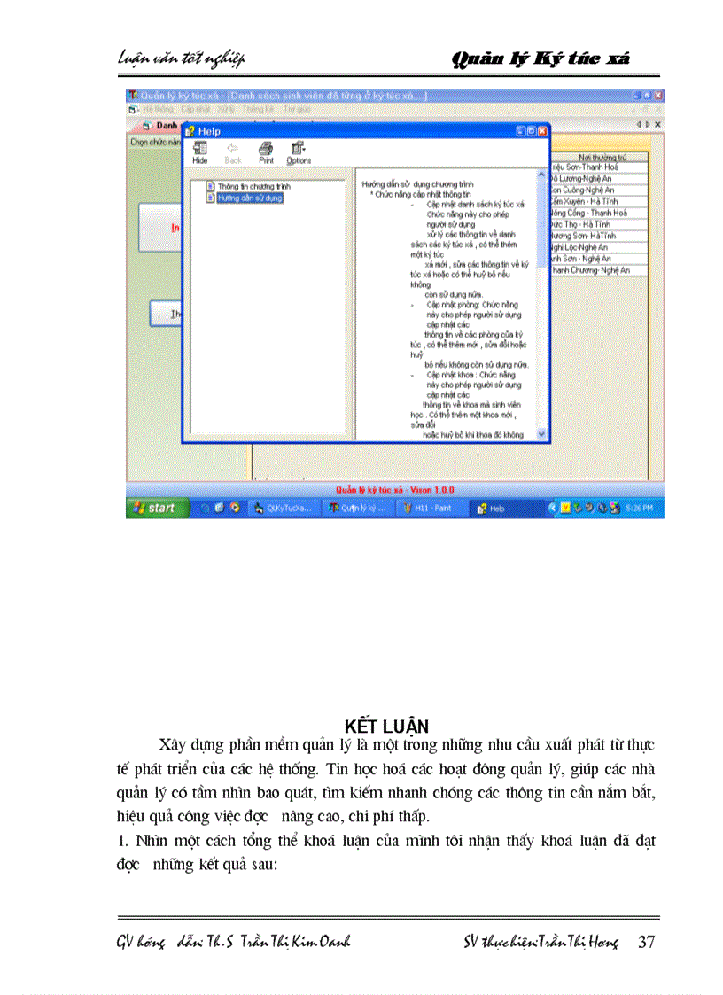 image for page Xây dựng phần mềm quản lý Ký túc xá