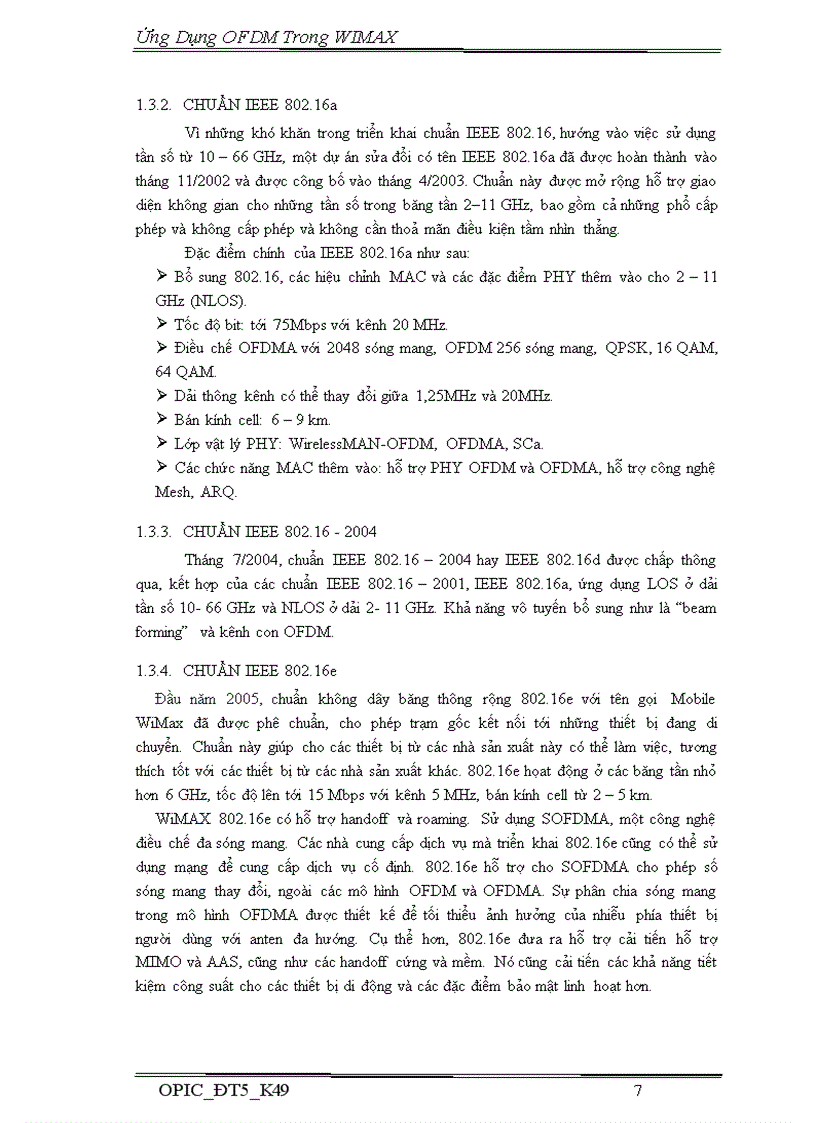 image for page Ứng Dụng OFDM Trong WIMAX