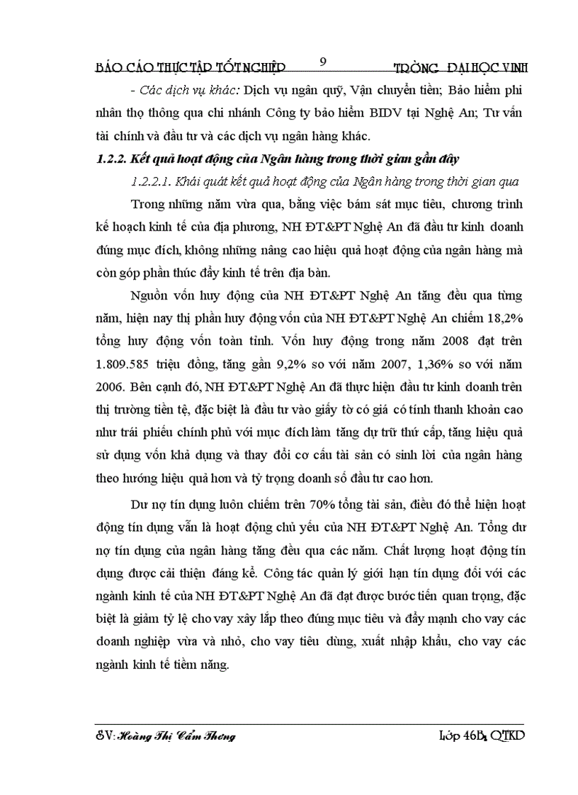 image for page Nâng cao năng lực cạnh tranh của Ngân hàng Đầu tư và phát triển Nghệ An