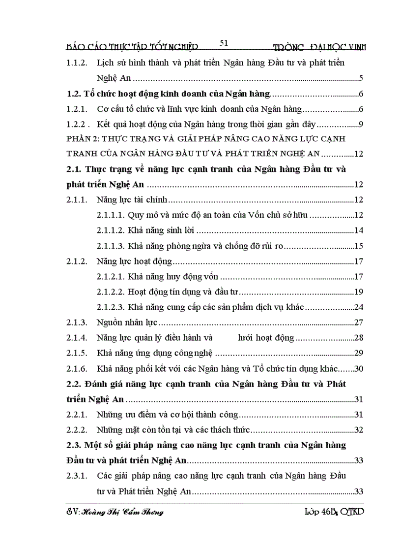 image for page Nâng cao năng lực cạnh tranh của Ngân hàng Đầu tư và phát triển Nghệ An