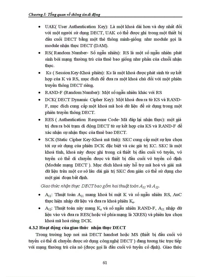 image for page Các thủ tục nhận thực và bảo mật trong mạng CDMA
