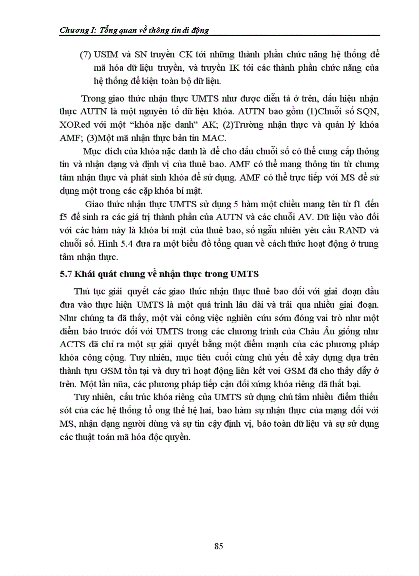 image for page Các thủ tục nhận thực và bảo mật trong mạng CDMA