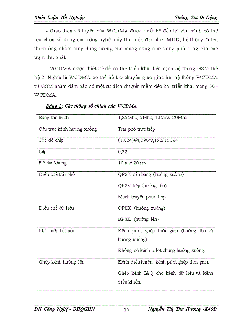 image for page Nghiên cứu cấu trúc HSDPA và ứng dụng vào mạng di động thế hệ thứ 3G