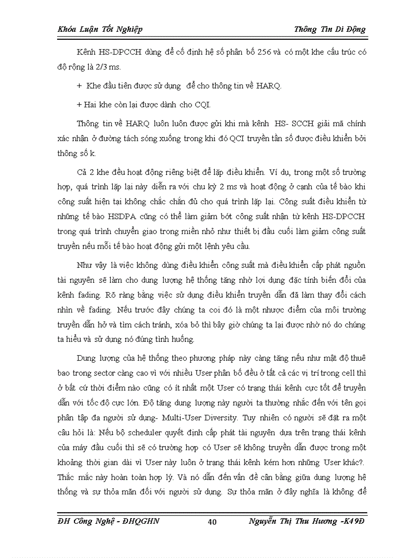 image for page Nghiên cứu cấu trúc HSDPA và ứng dụng vào mạng di động thế hệ thứ 3G
