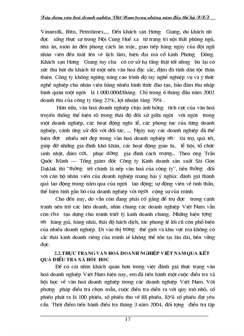 image for page Xây dựng văn hoá doanh nghiệp Việt Nam trong những năm đầu thế kỷ XXI