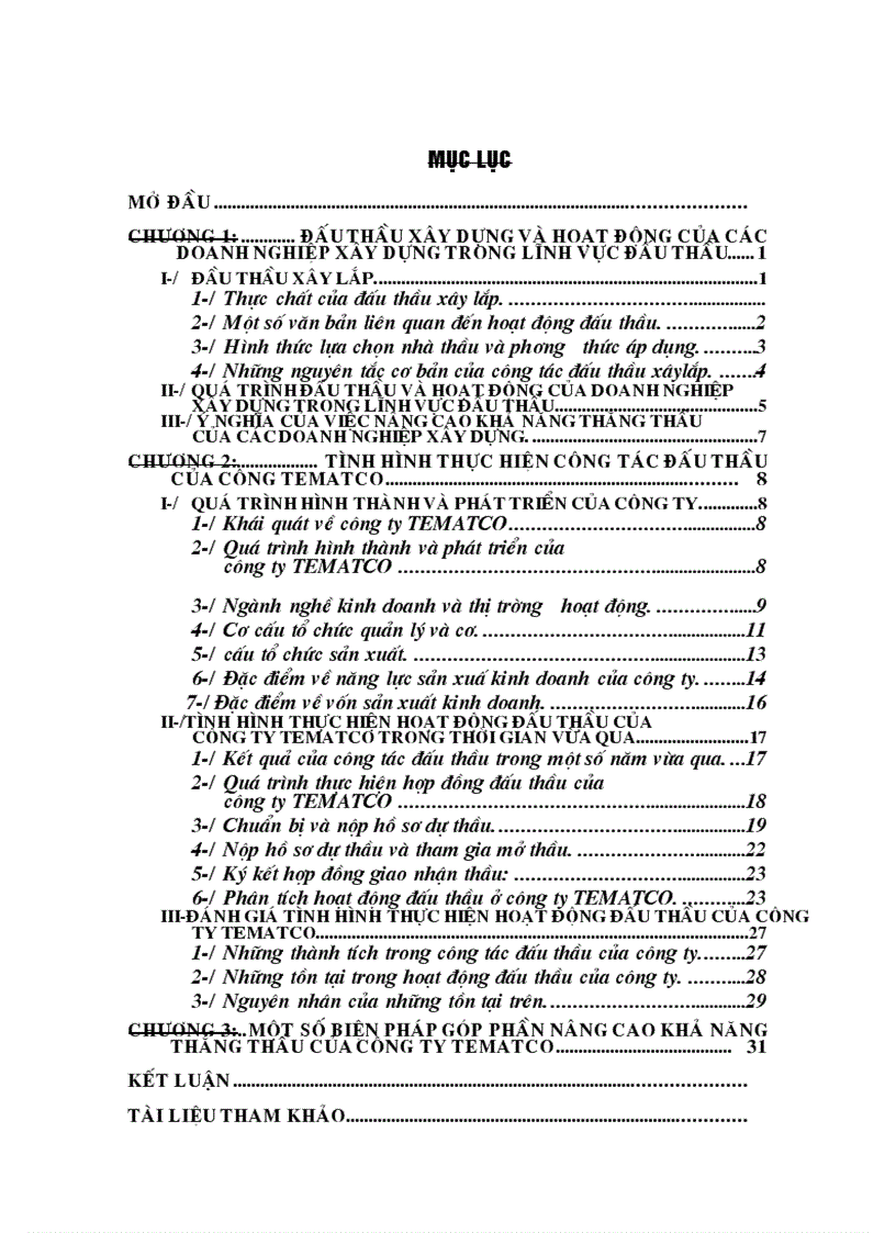 image for page Một số biện pháp nâng góp phần cao khả năng thắng thầu của công ty xây lắp vật tư kỹ thuật temaco