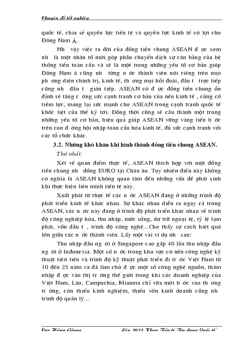 image for page Khả năng hình thành đồng tiền chung ASEAN