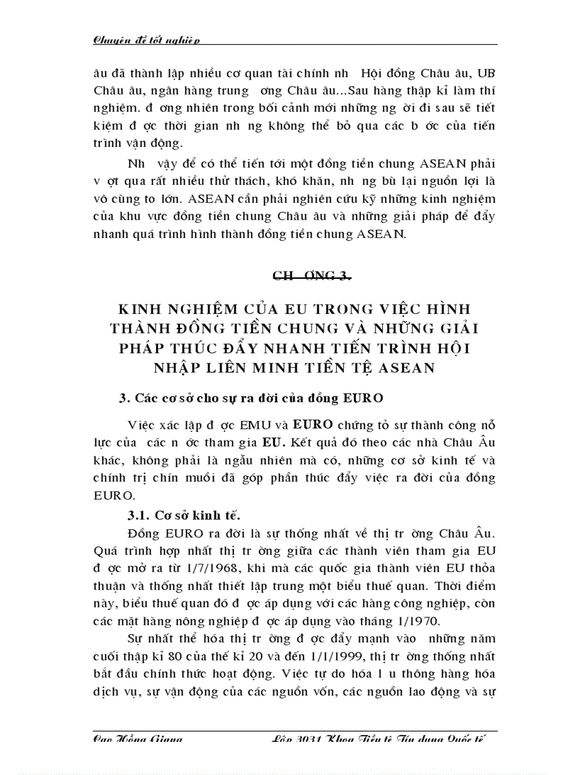image for page Khả năng hình thành đồng tiền chung ASEAN