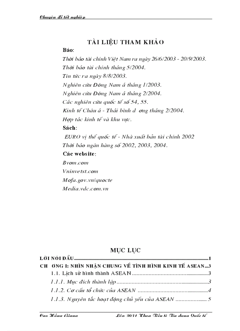 image for page Khả năng hình thành đồng tiền chung ASEAN