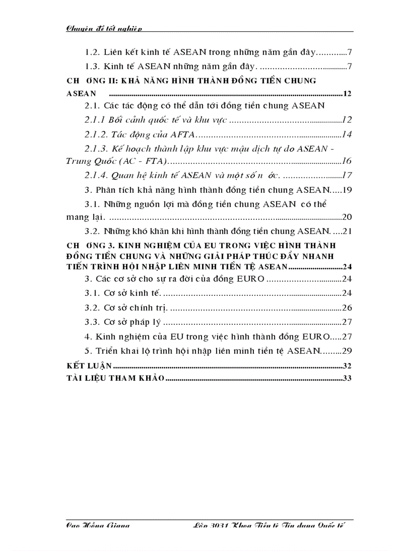 image for page Khả năng hình thành đồng tiền chung ASEAN