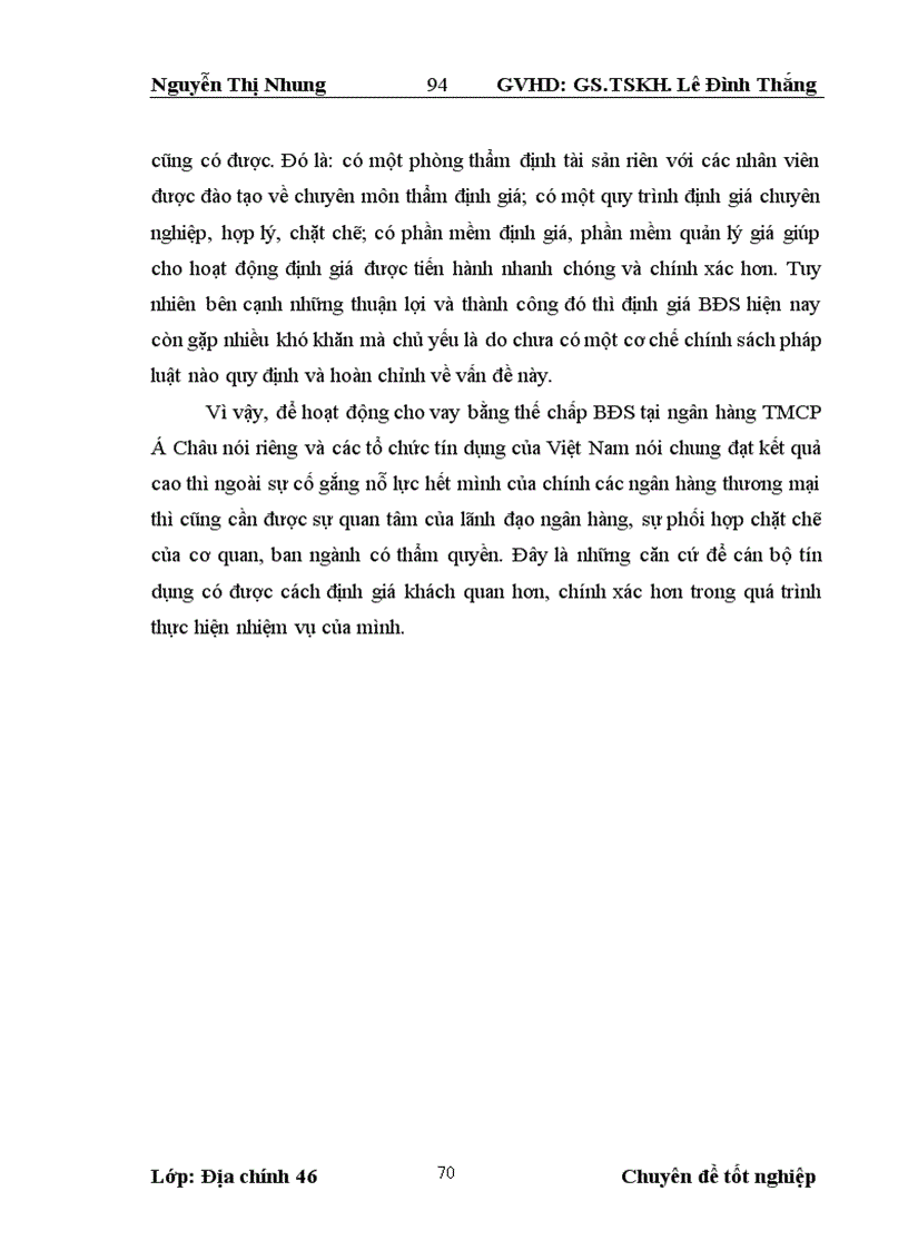 image for page Nghiên cứu hoạt động định giá BĐS thế chấp tại ngân hàng TMCP Á CHÂU