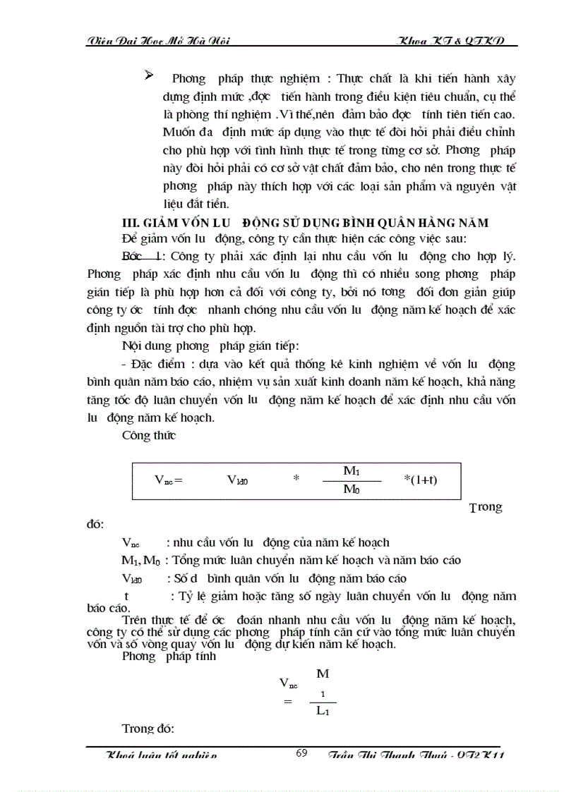 image for page Phân tích tình hình sử dụng vốn và những biện pháp nâng cao hiệu quả sử dụng vốn tại công ty Chiếu sáng và thiết bị đô thị Hà Nội