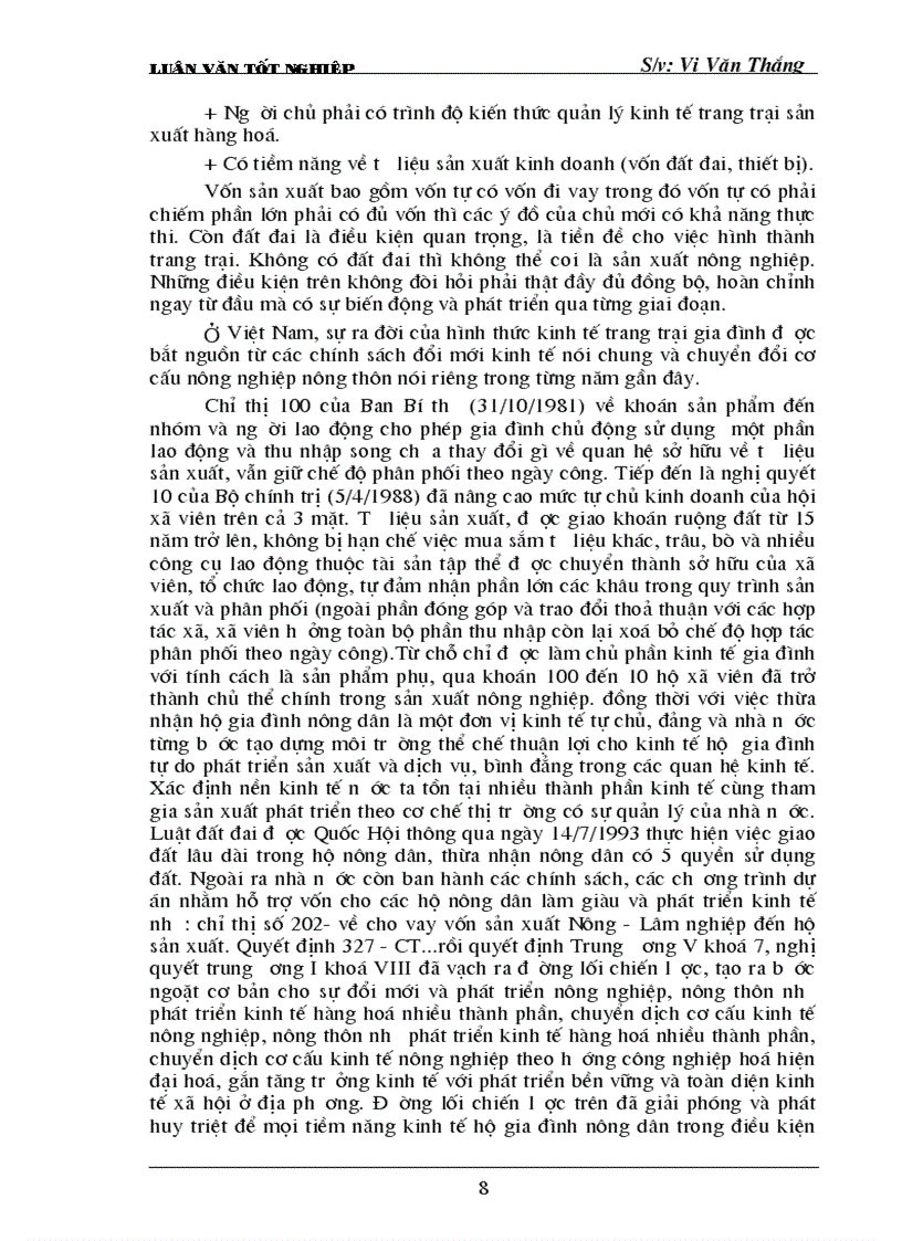 image for page Thực trạng và giải pháp phát triển kinh tế trang trại ở các huyện ngoại thành Hà Nội