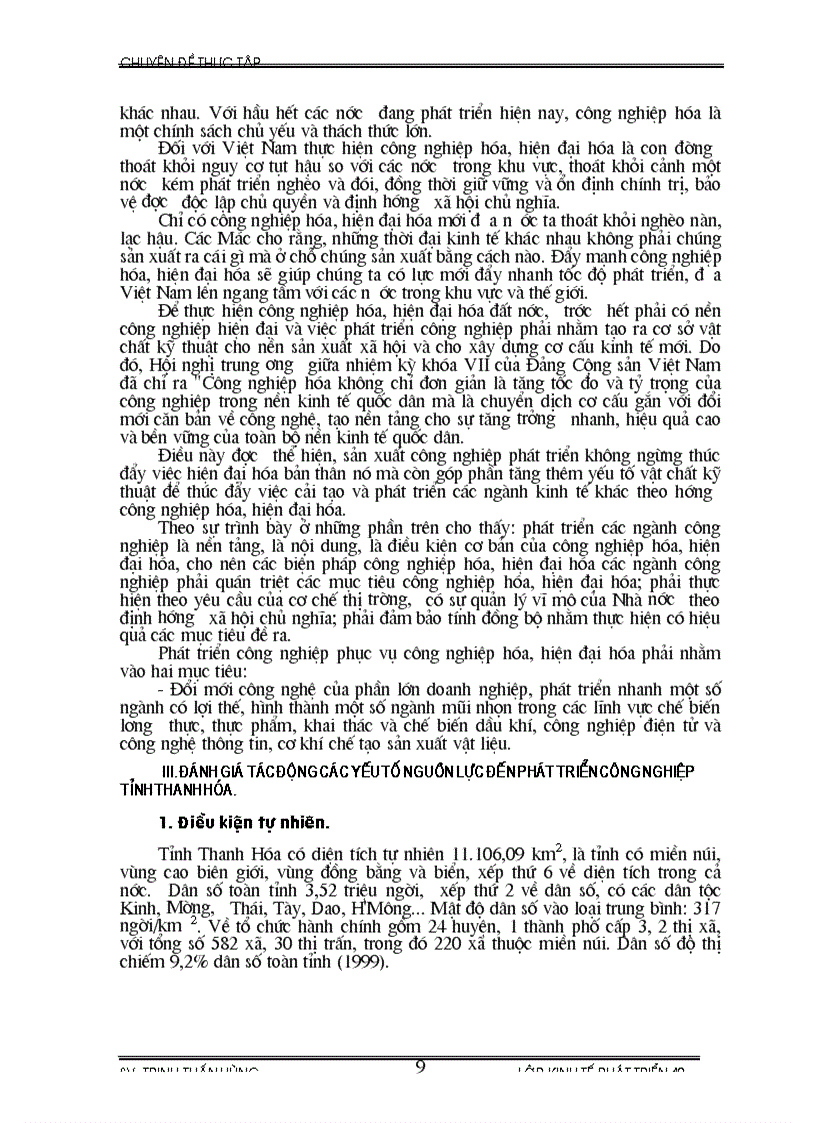 image for page Phương hướng và giải pháp phát triển công nghiệp trên địa bàn Thanh Hoá từ nay tới 2010