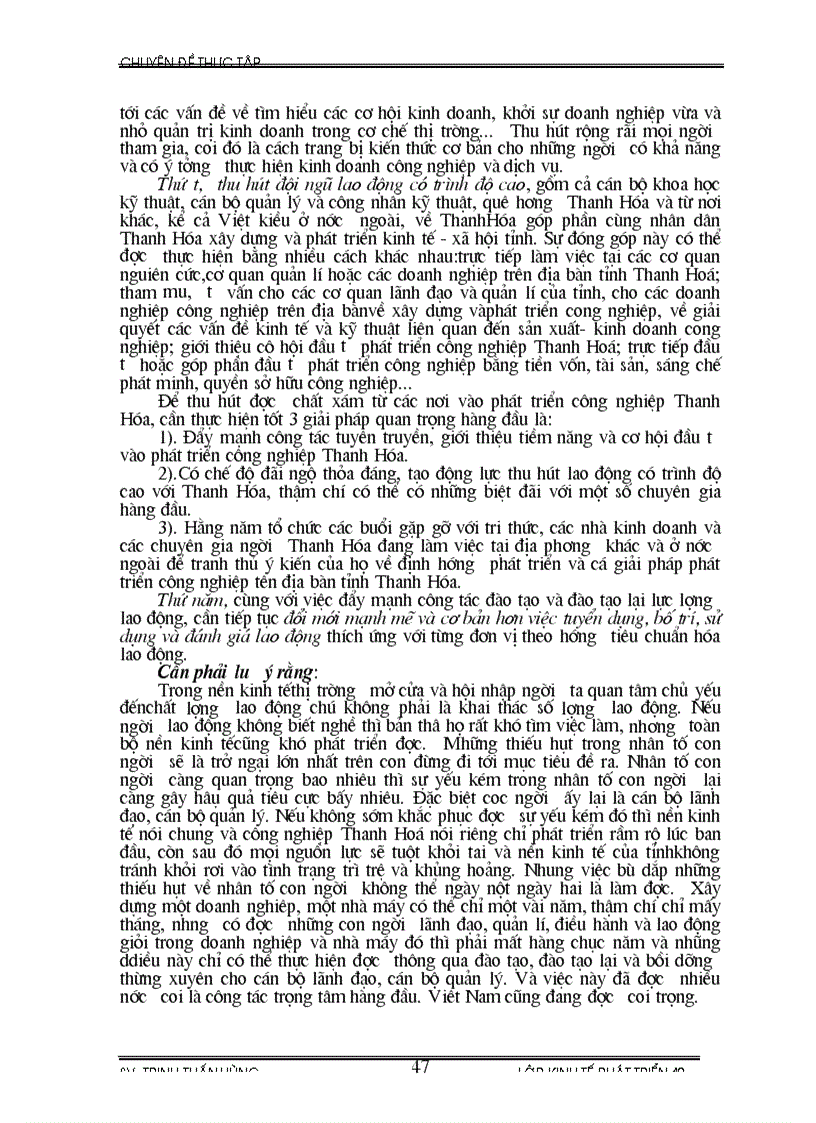 image for page Phương hướng và giải pháp phát triển công nghiệp trên địa bàn Thanh Hoá từ nay tới 2010