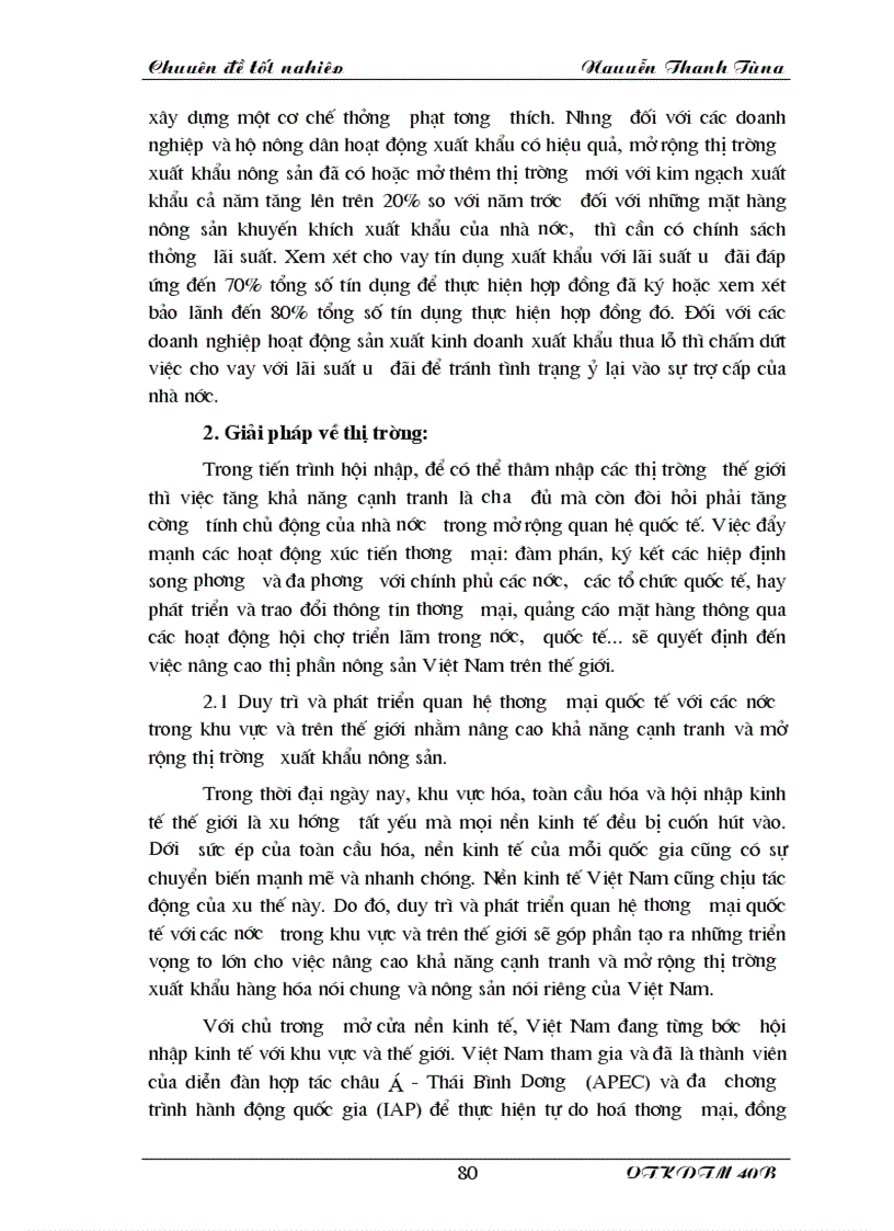 image for page Nâng cao khả năng cạnh tranh của hàng nông sản Việt Nam xuất khẩu