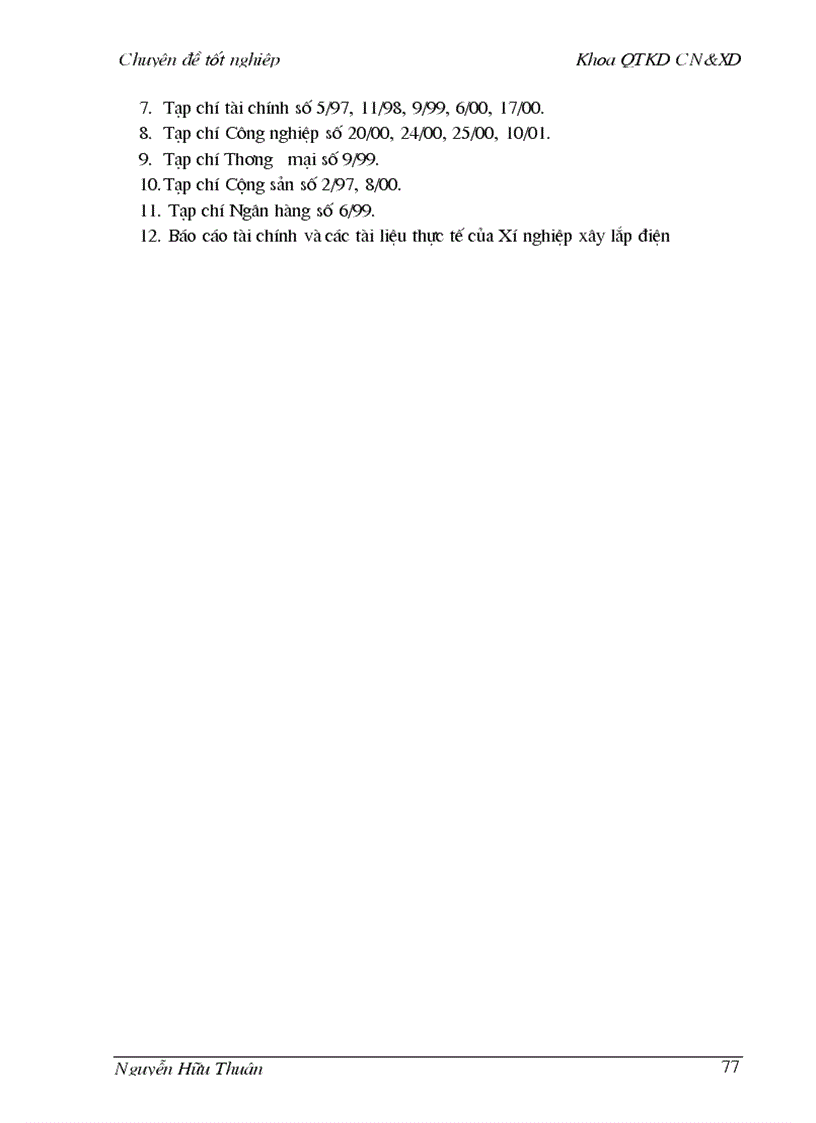 image for page Một số giải pháp nhăm nâng cao hiệu quả sử dụng vốn kinh doanh ở Xí Nghiệp xây lắp điện