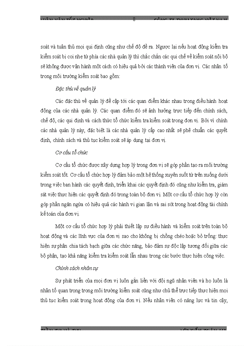 image for page Hoa n Thiê n Quy Tri nh đa nh gia Hê Thô ng KSNB trong KTTC do CT TNHH KPMG VN thuc hien