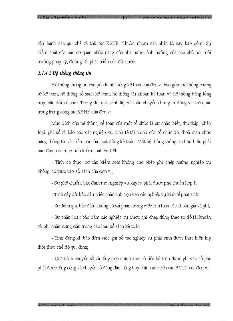 image for page Hoa n Thiê n Quy Tri nh đa nh gia Hê Thô ng KSNB trong KTTC do CT TNHH KPMG VN thuc hien