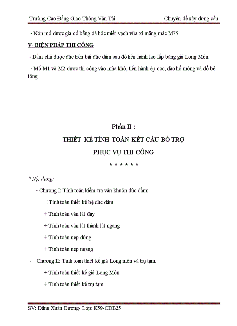 image for page Thiết kế thi công và tổ chức thi công kết cấu nhịp cầu Bình Sơn tỉnh Ninh Bình theo phương pháp đúc bê tông tại chỗ trên đà giáo