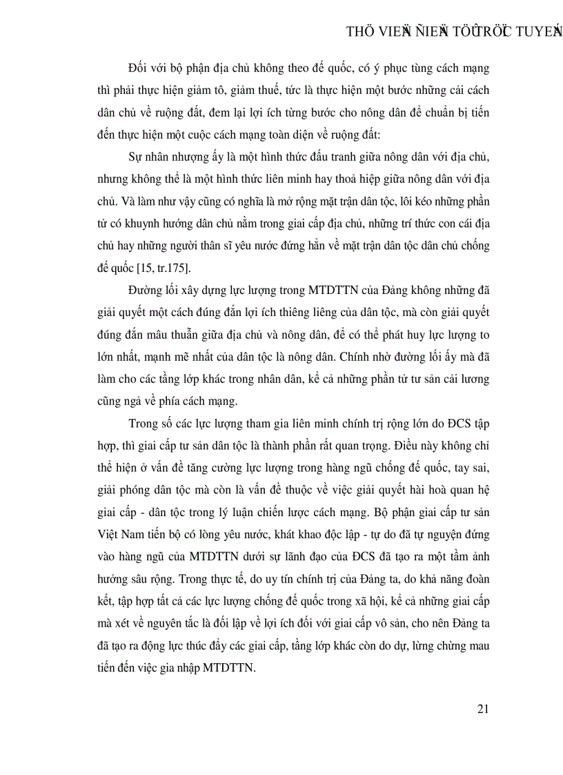 image for page Đảng Cộng sản Việt Nam lãnh đạo xây dựng lực lượng cách mạng trong Mặt trận dân tộc thống nhất những năm 1930 1945