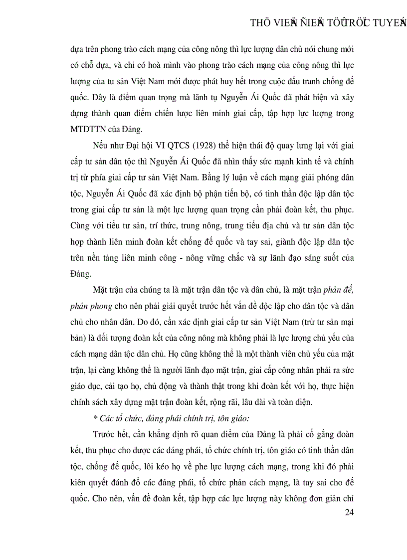 image for page Đảng Cộng sản Việt Nam lãnh đạo xây dựng lực lượng cách mạng trong Mặt trận dân tộc thống nhất những năm 1930 1945