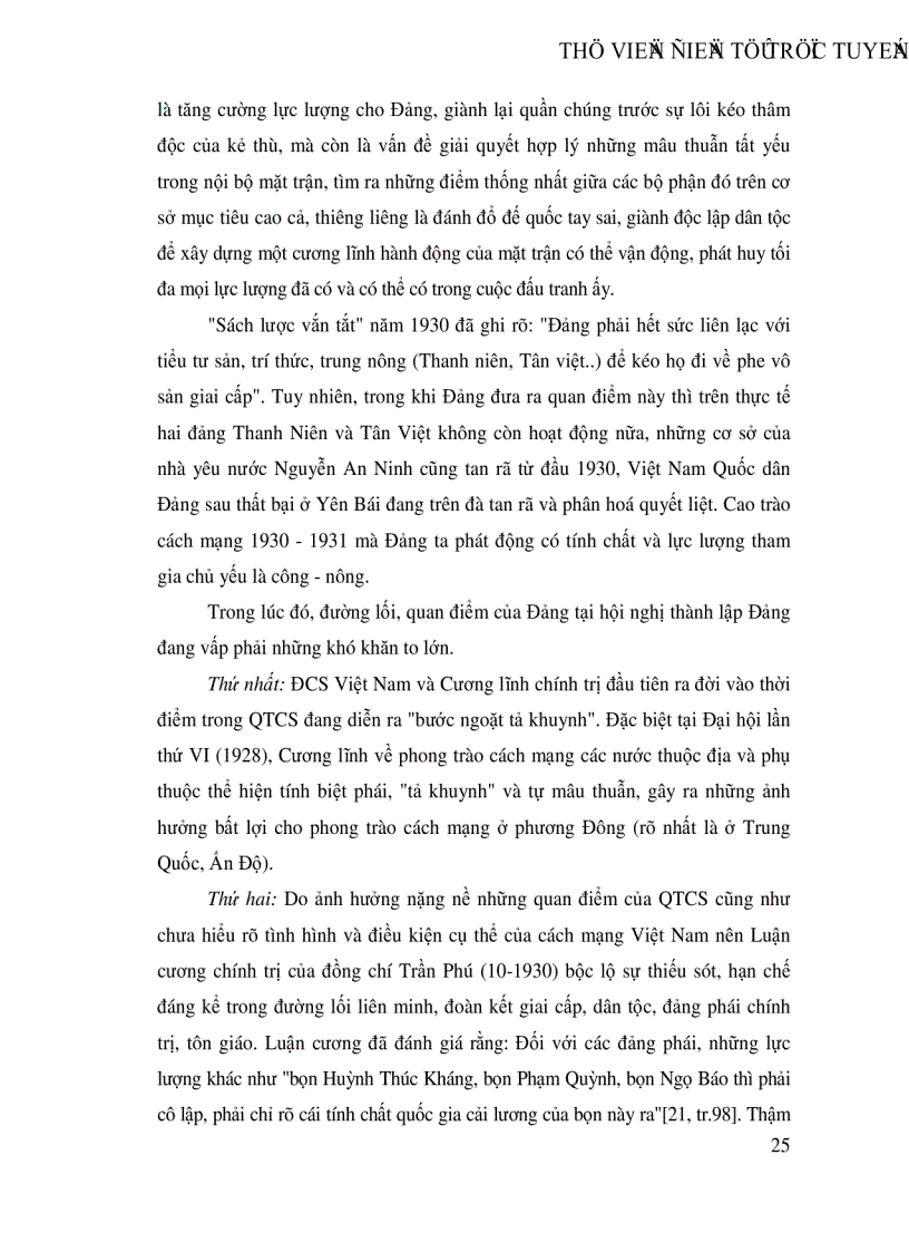 image for page Đảng Cộng sản Việt Nam lãnh đạo xây dựng lực lượng cách mạng trong Mặt trận dân tộc thống nhất những năm 1930 1945