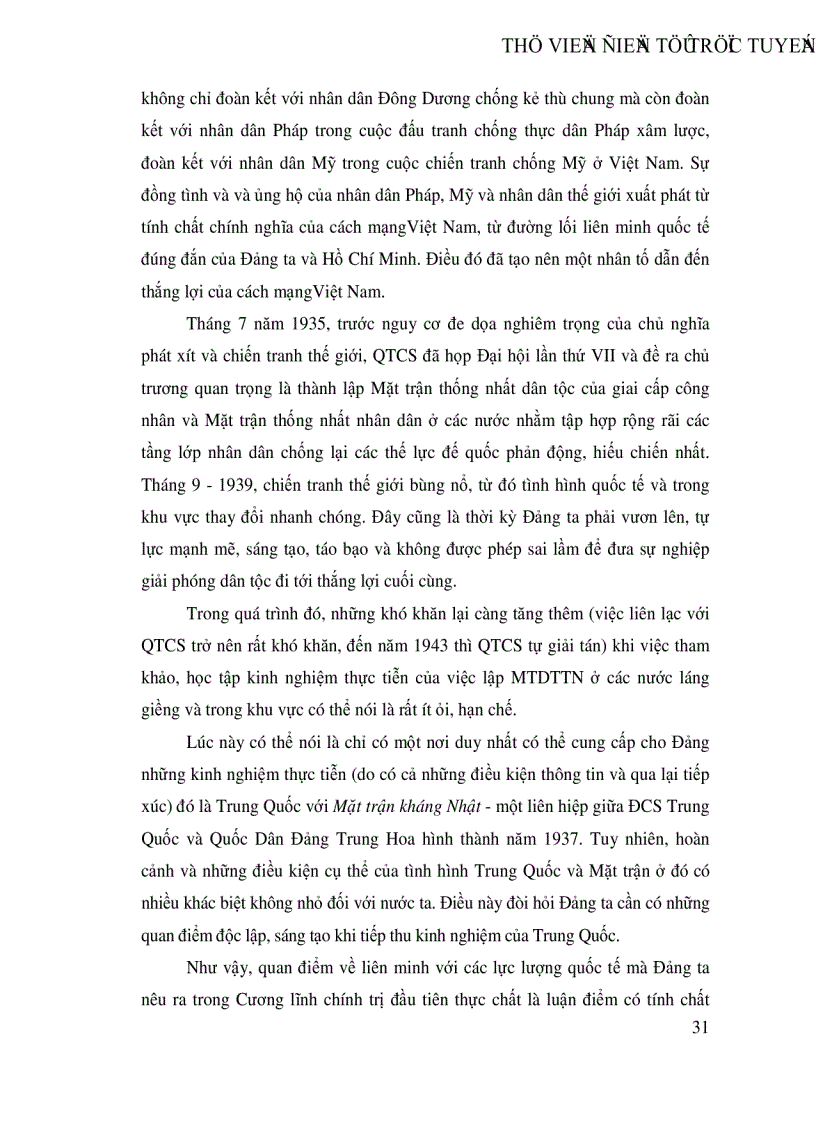 image for page Đảng Cộng sản Việt Nam lãnh đạo xây dựng lực lượng cách mạng trong Mặt trận dân tộc thống nhất những năm 1930 1945