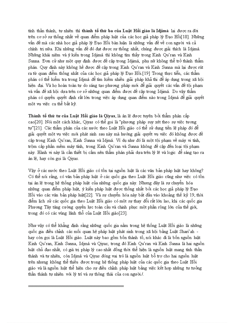 image for page Bản chất và nguồn của Luật Hồi giáo