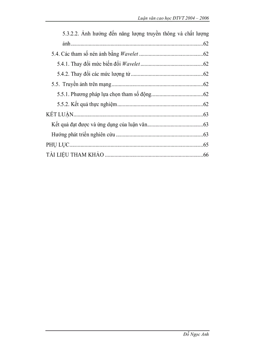 image for page Nén ảnh sử dụng biến đổi WAVELET và ứng dụng trong các dịch vụ dữ liệu đa phương tiện di động