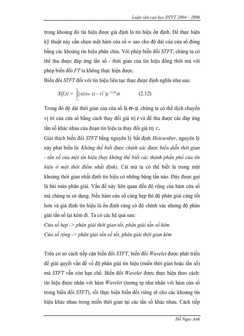 image for page Nén ảnh sử dụng biến đổi WAVELET và ứng dụng trong các dịch vụ dữ liệu đa phương tiện di động