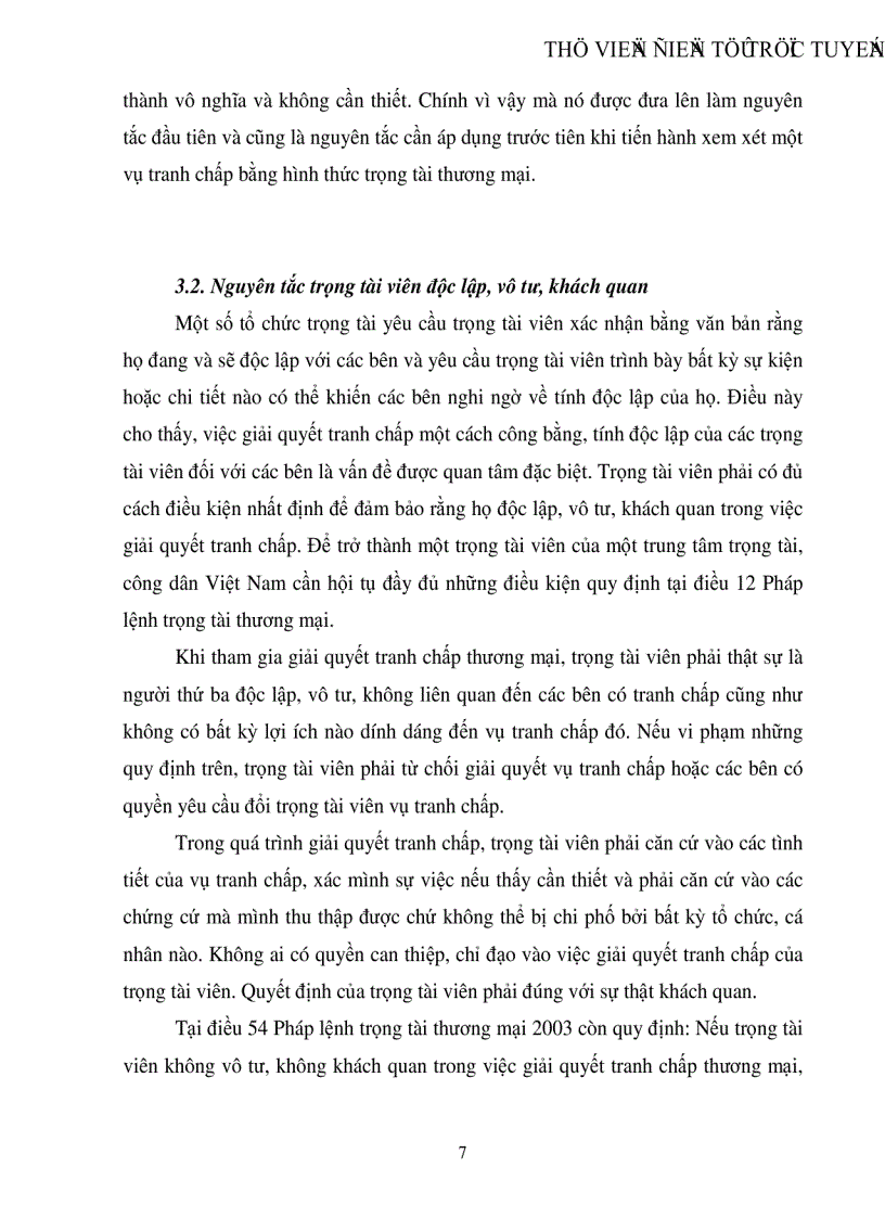 image for page Trọng tài thương mại Thực trạng việc áp dụng hình thức trọng tài thương mại trong việc giải quyết các tranh chấp thương mại ở Việt Nam