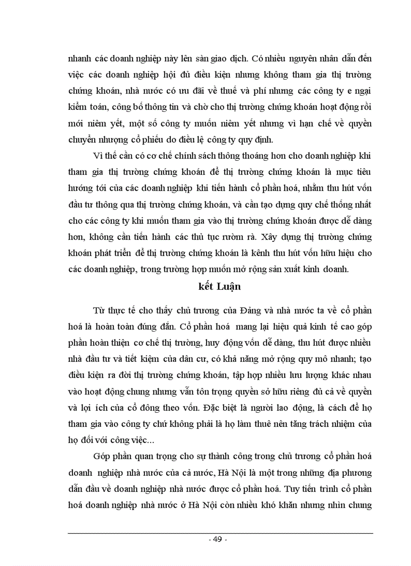 image for page Cổ phần hoá doanh nghiệp nhà nước trên địa bàn Hà Nội