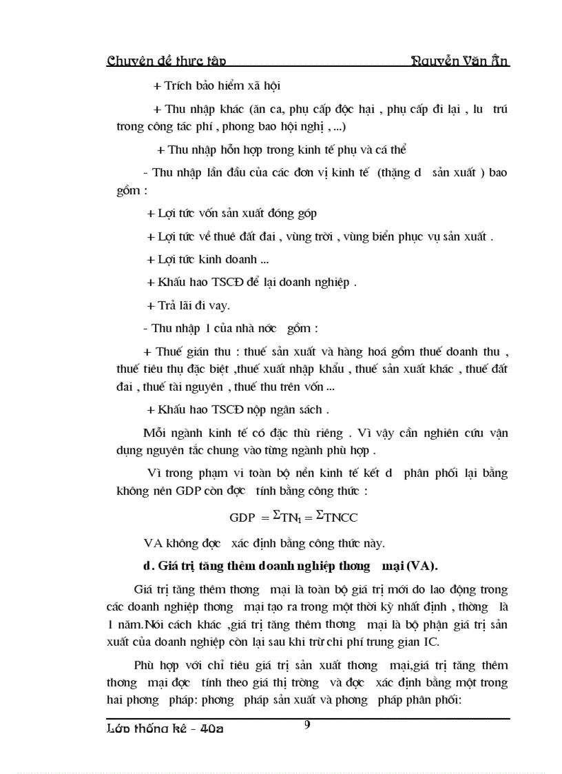 image for page Phân tích thống kê kết quả tiêu thụ hàng hoá ở công ty Nam Vang