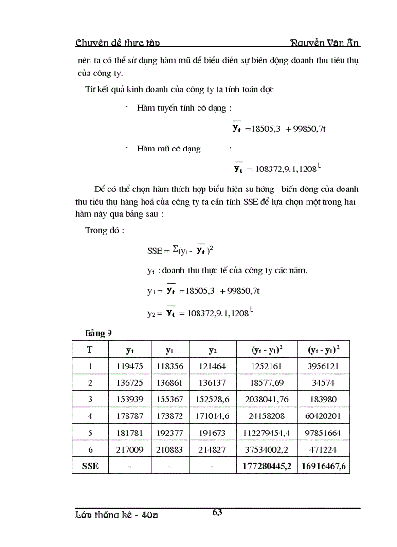 image for page Phân tích thống kê kết quả tiêu thụ hàng hoá ở công ty Nam Vang