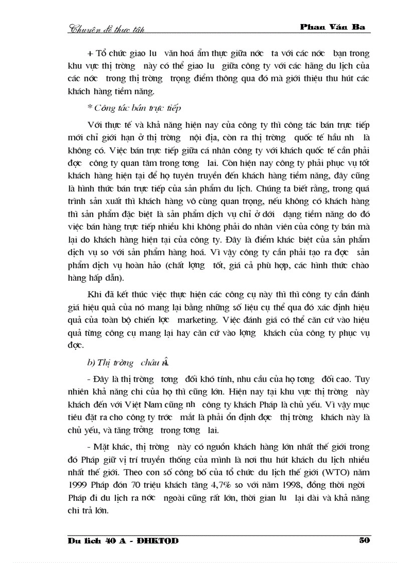 image for page Thực trạng việc thực hiện chiến lược marketing tại công ty du lịch cựu chiến binh việt nam trong những năm qua