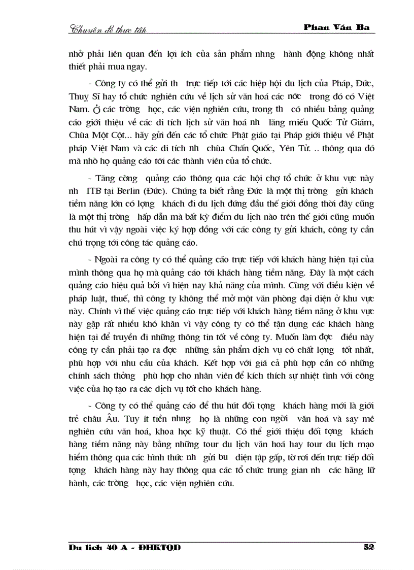 image for page Thực trạng việc thực hiện chiến lược marketing tại công ty du lịch cựu chiến binh việt nam trong những năm qua