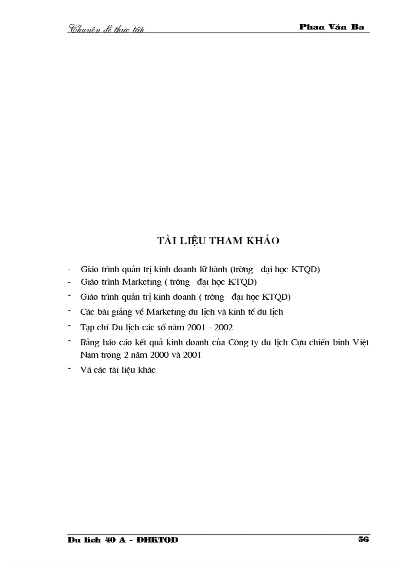 image for page Thực trạng việc thực hiện chiến lược marketing tại công ty du lịch cựu chiến binh việt nam trong những năm qua