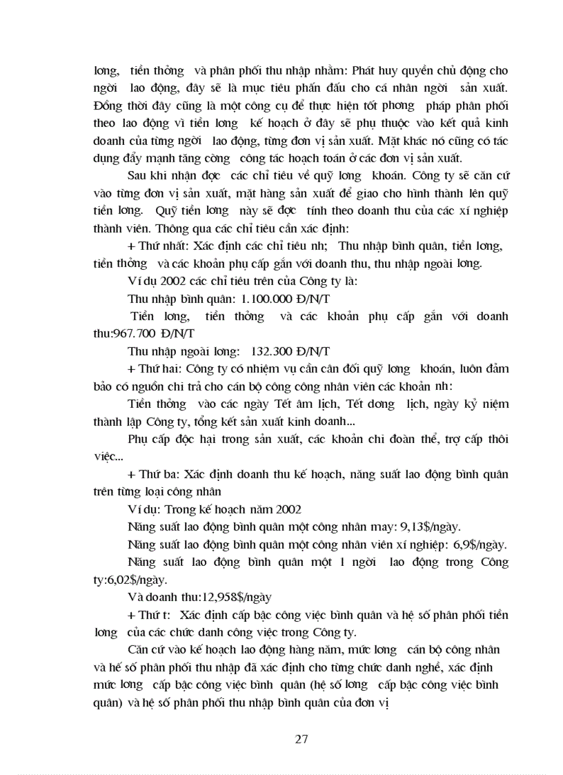 image for page Hoàn thiện công tác tổ chức quản lý tiền lương tại Công ty may Thăng Long