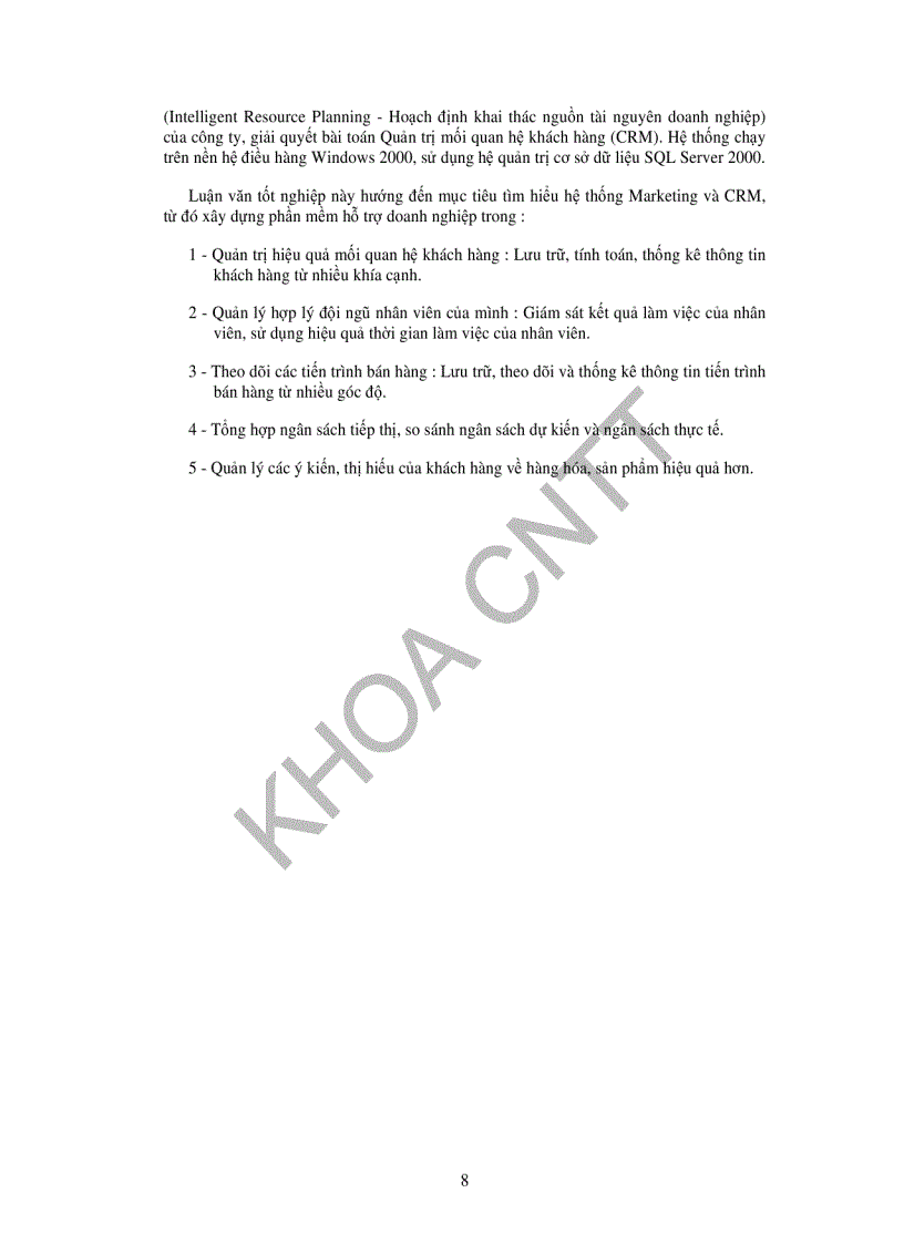 image for page Xây dựng phân hệ CRM