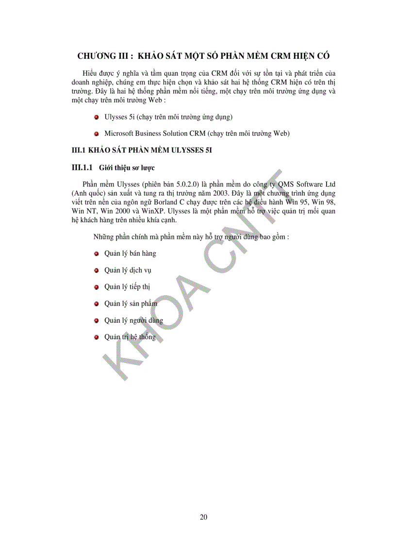 image for page Xây dựng phân hệ CRM