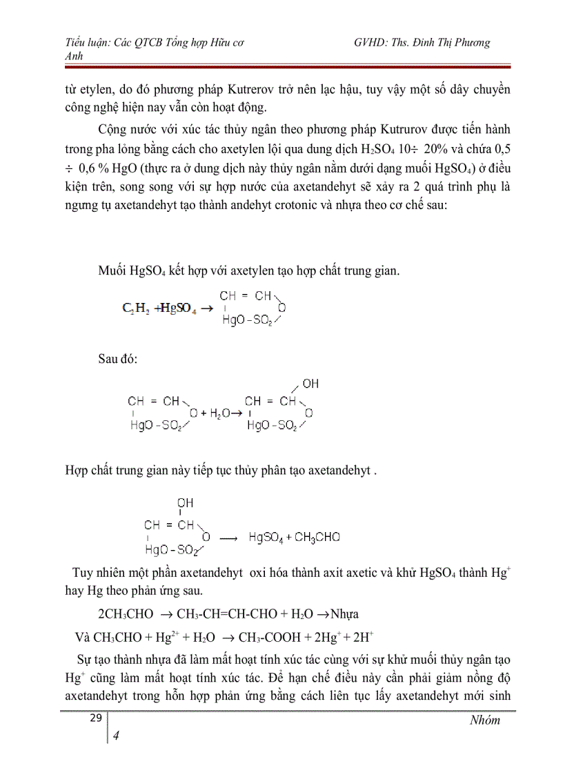 image for page Công nghệ sản xuất axetandehyt