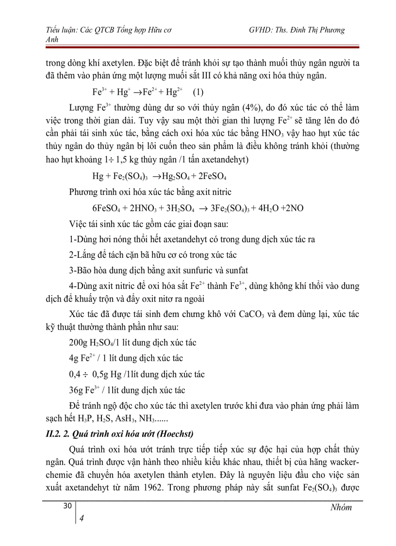 image for page Công nghệ sản xuất axetandehyt