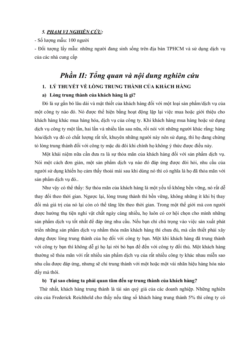 image for page Nghiên cứu lòng trung thành của khách hàng đối với mạng cung cấp dịch vụ điện thoại di động