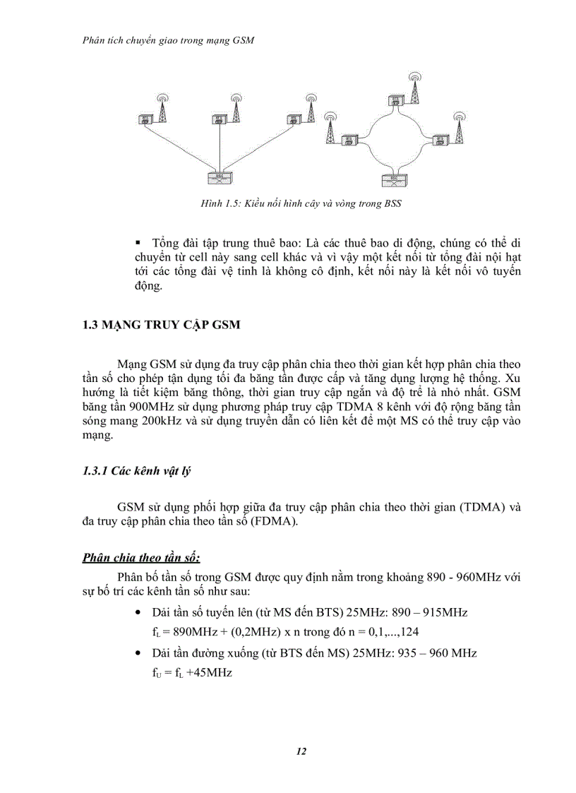 image for page Phân tích chuyển giao trong mạng gsm