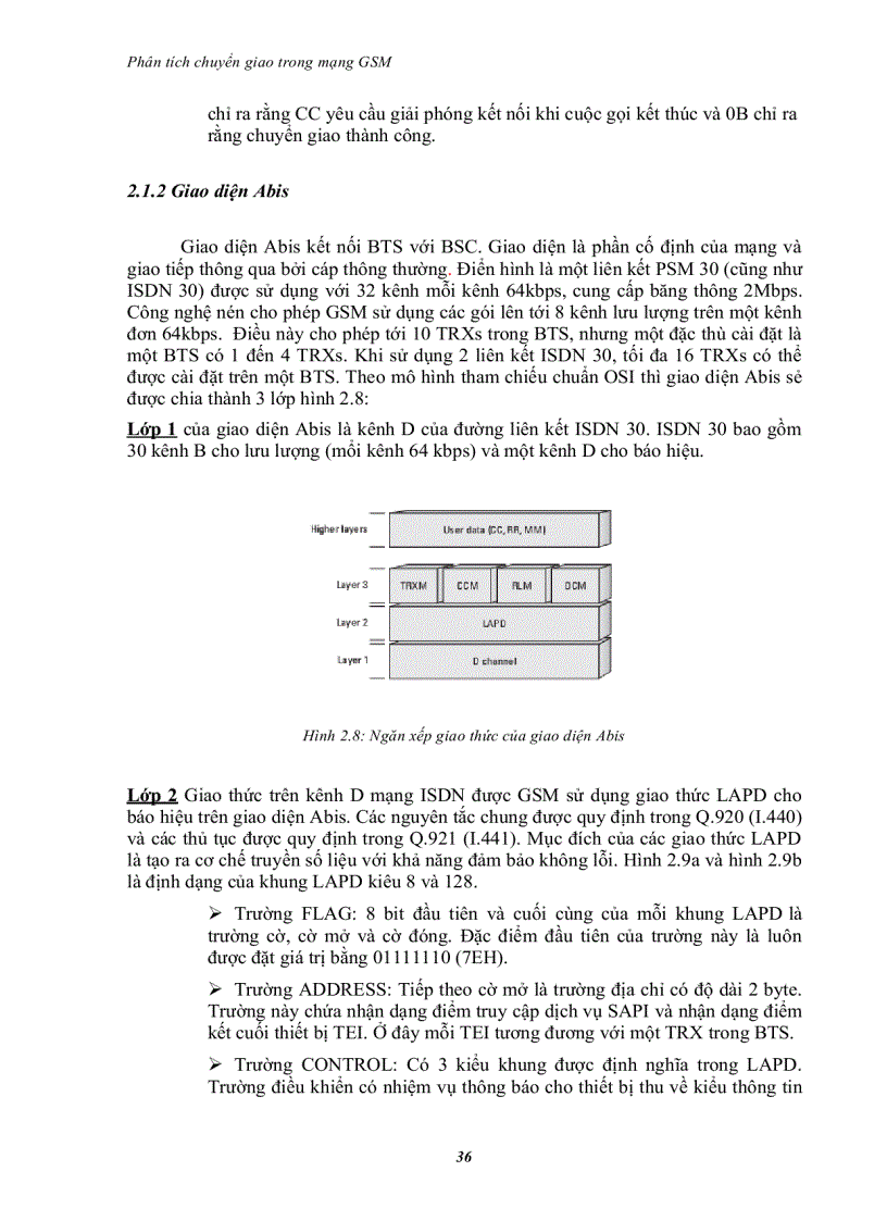 image for page Phân tích chuyển giao trong mạng gsm
