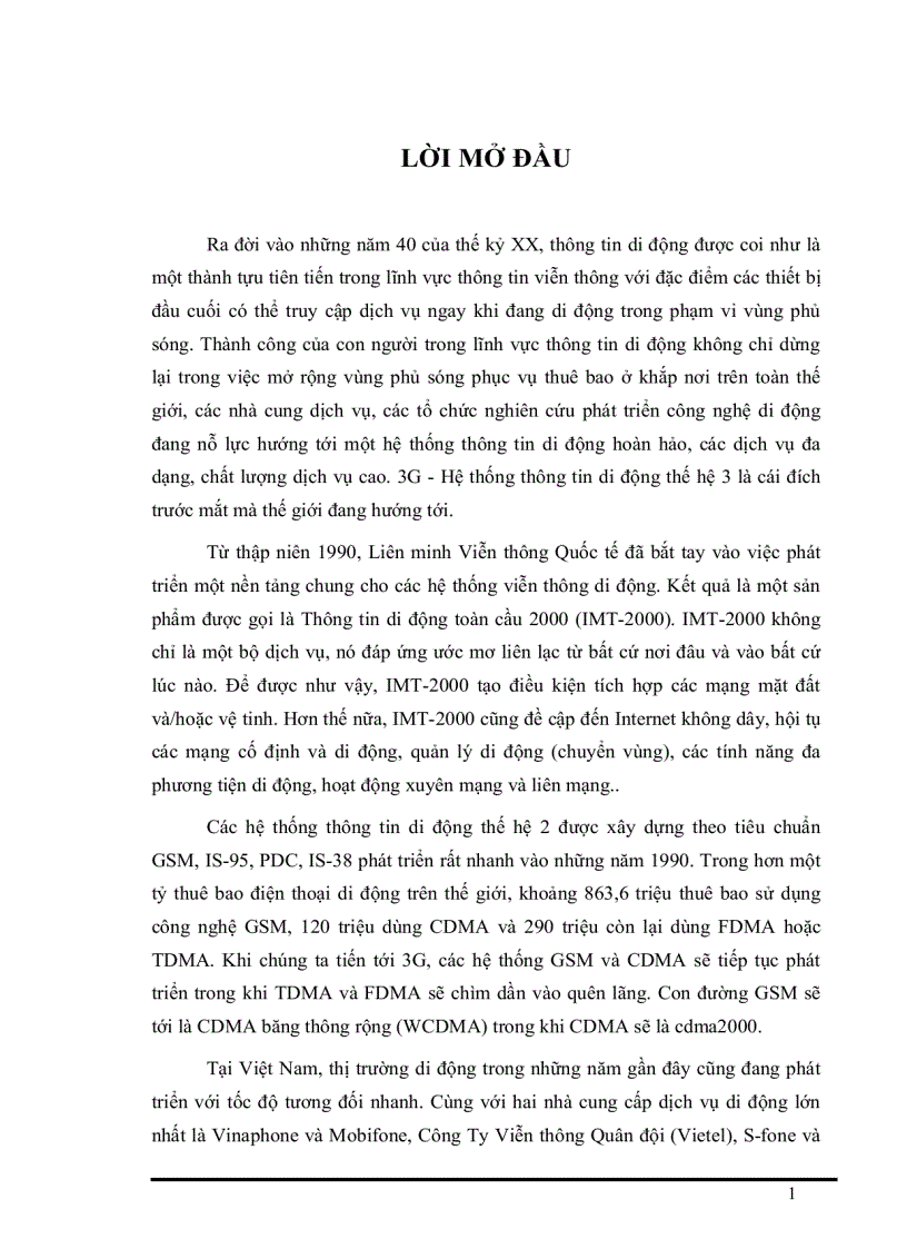 image for page Quản lý tài nguyên vô tuyến trong hệ thống WCDMA tiến tới 3G