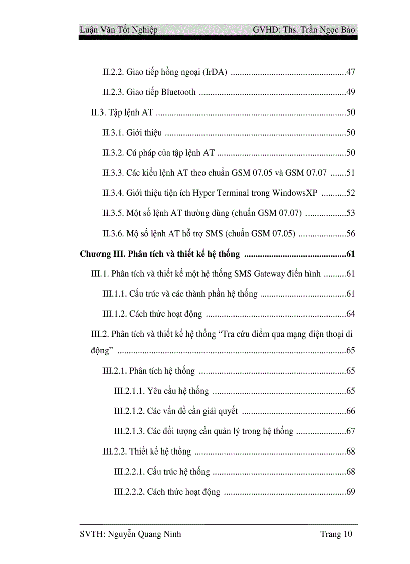 image for page Nghiên cứu công nghệ SMS và xây dựng hệ thống tra cứu điểm qua mạng điện thoại di động