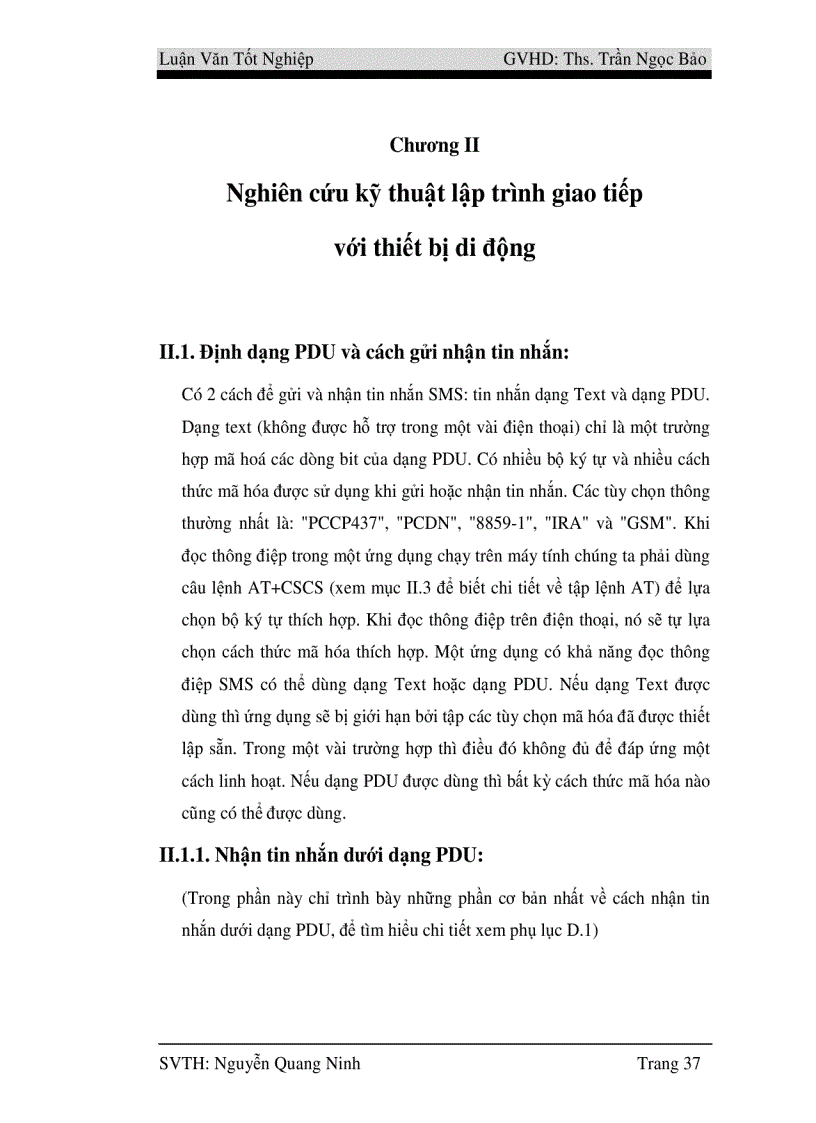 image for page Nghiên cứu công nghệ SMS và xây dựng hệ thống tra cứu điểm qua mạng điện thoại di động
